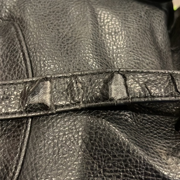 Guess Y2K Black Faux Leather Mini Backpack - Picture 10 of 10